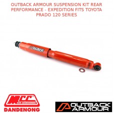 OUTBACK ARMOUR SUSPENSION KIT REAR PERFORMANCE - EXPD FITS TOYOTA PRADO 120S